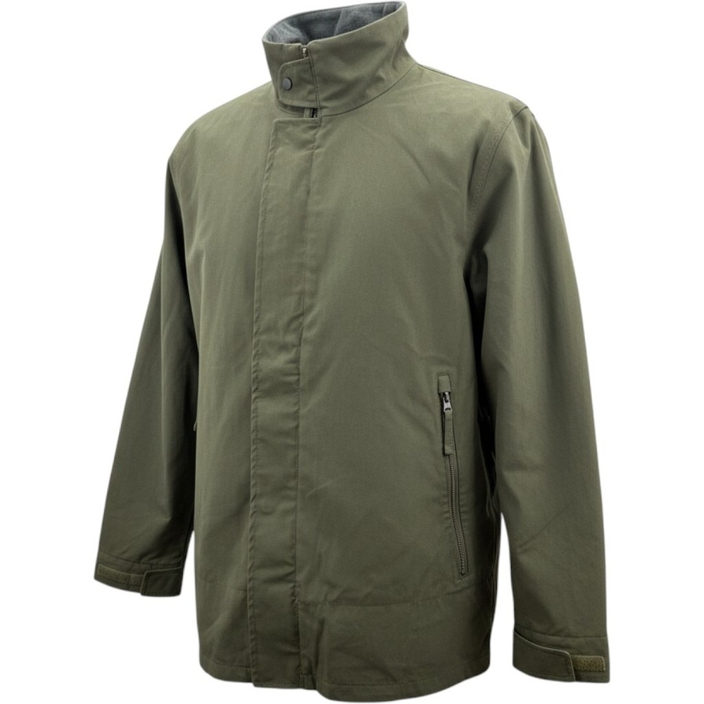 Dakine Mens Olive A-1 Full Zip Waterproof Jacket Fleece Collar Snow Large NEW